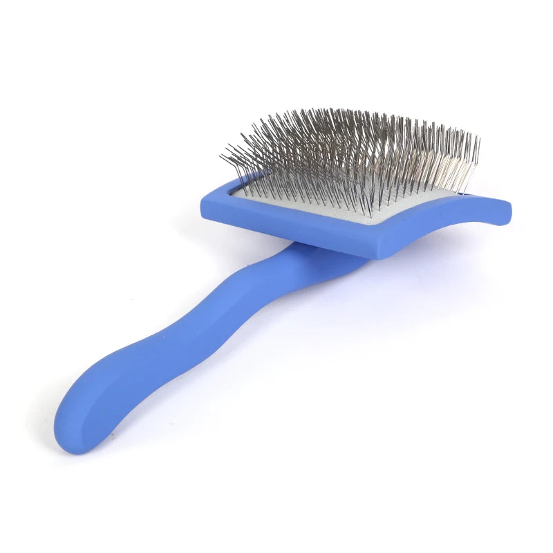 Pet Grooming Hair Remover Brush Manual Household Beauty Hairbrush Long Handle Professional Reusable Pet Grooming Supplies